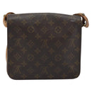 LOUIS VUITTON Monogram Cartouchiere MM Shoulder Bag M51253 LV Auth BA8798-2