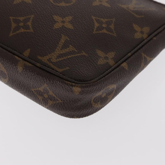 LOUIS VUITTON Monogram Pochette Accessoires Pouch M51980 LV Auth BA8800
