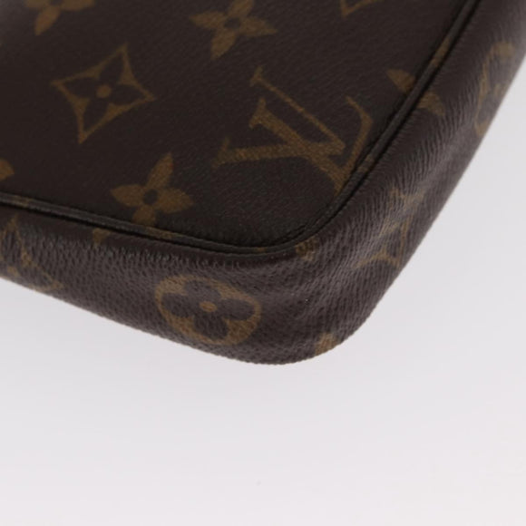 LOUIS VUITTON Monogram Pochette Accessoires Pouch M51980 LV Auth BA8800