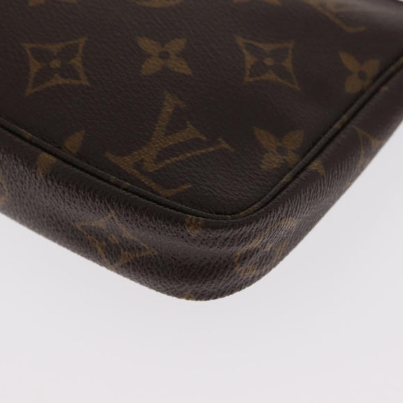 LOUIS VUITTON Monogram Pochette Accessoires Pouch M51980 LV Auth BA8800