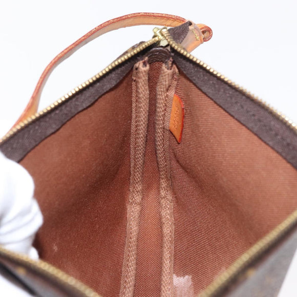 LOUIS VUITTON Monogram Pochette Accessoires Pouch M51980 LV Auth BA8800
