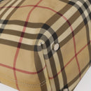 BURBERRY Nova Check Hand Bag PVC Beige Auth BA8803-15