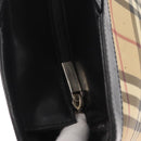 BURBERRY Nova Check Hand Bag PVC Beige Auth BA8803-10