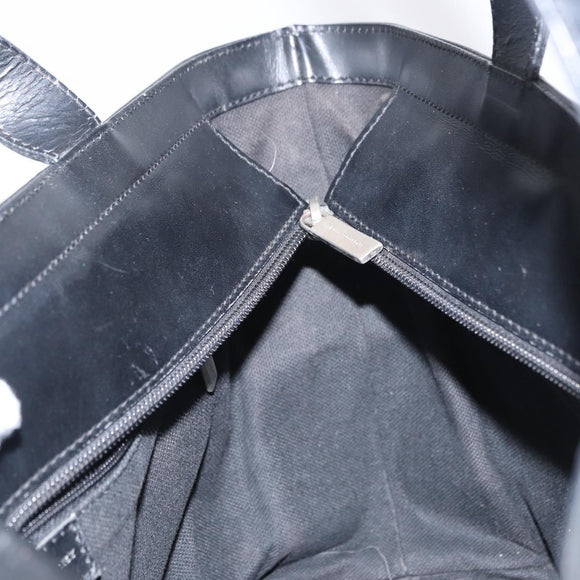 BURBERRY Nova Check Hand Bag PVC Beige Auth BA8803