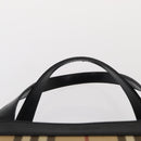 BURBERRY Nova Check Hand Bag PVC Beige Auth BA8803-8