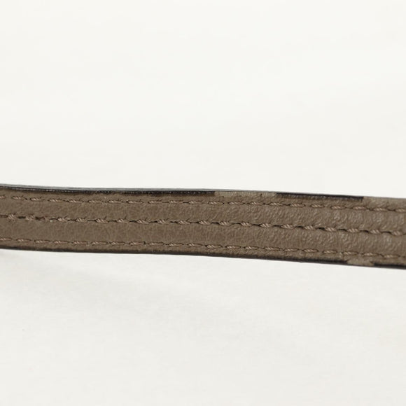 Chloe Nile Hand Bag Leather 2way Beige Gold Auth BA8804V