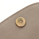 Chloe Nile Hand Bag Leather 2way Beige Gold Auth BA8804V-26