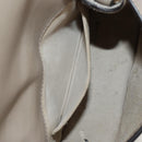 Chloe Nile Hand Bag Leather 2way Beige Gold Auth BA8804V-31