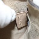 Chloe Nile Hand Bag Leather 2way Beige Gold Auth BA8804V-12