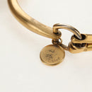 Chloe Nile Hand Bag Leather 2way Beige Gold Auth BA8804V-8