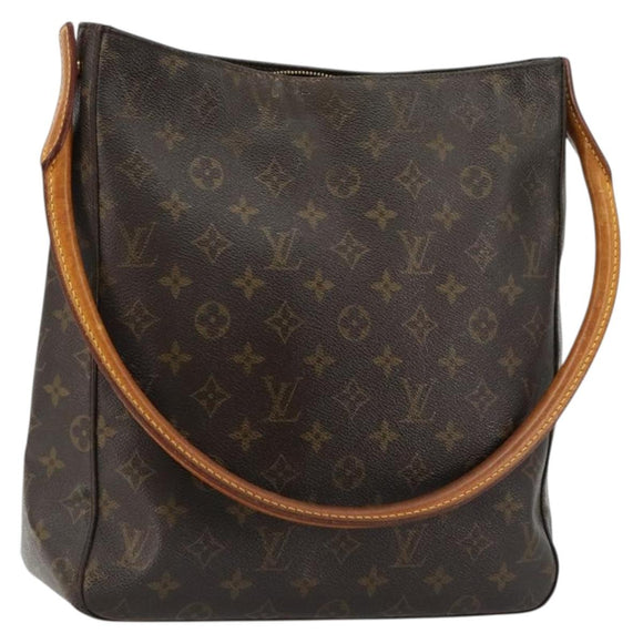 LOUIS VUITTON Monogram Looping GM Schoudertas M51145 LV Auth BA8806