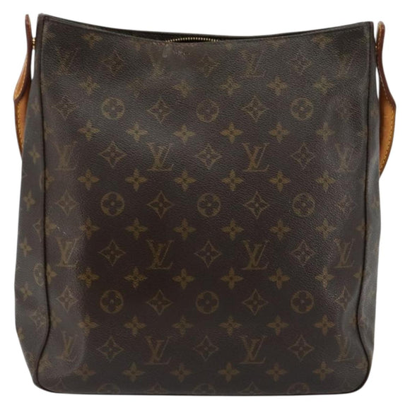 LOUIS VUITTON Monogram Looping GM Schoudertas M51145 LV Auth BA8806