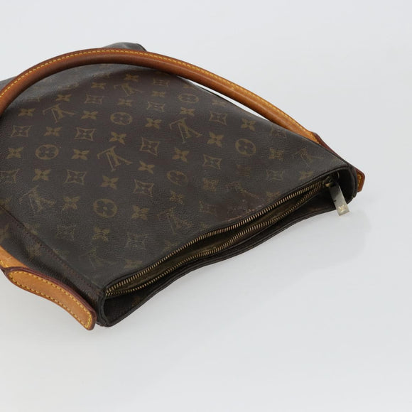 LOUIS VUITTON Monogram Looping GM Schoudertas M51145 LV Auth BA8806