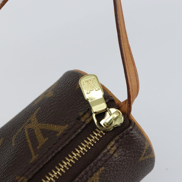 LOUIS VUITTON Monogram Papillon Pouch LV Auth BA8807