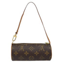 LOUIS VUITTON Monogram Papillon Pouch LV Auth BA8807-2