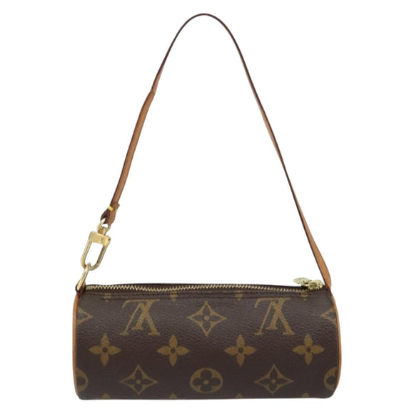 LOUIS VUITTON Monogram Papillon Pouch LV Auth BA8807