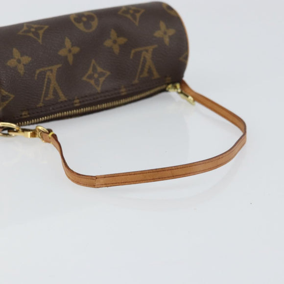 LOUIS VUITTON Monogram Papillon Pouch LV Auth BA8807