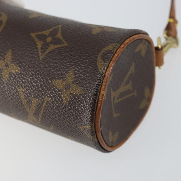 LOUIS VUITTON Monogram Papillon Täschchen LV Auth BA8808