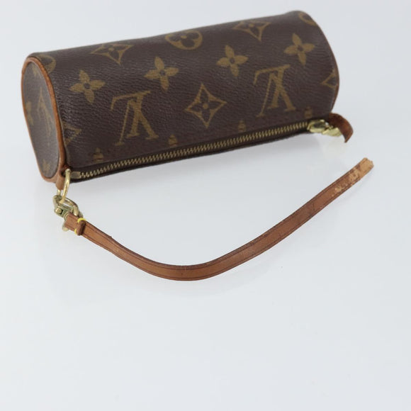 LOUIS VUITTON Monogram Papillon Täschchen LV Auth BA8808
