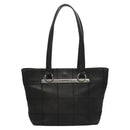 CHANEL Choco Bar Tote Bag Caviar Skin Black CC Auth BA881-13
