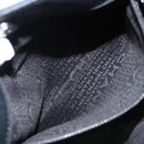 CHANEL Choco Bar Tote Bag Caviar Skin Black CC Auth BA881-21