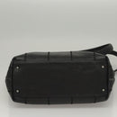 CHANEL Choco Bar Tote Bag Caviar Skin Black CC Auth BA881-5