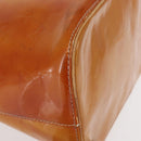 LOUIS VUITTON Monogram Vernis Houston Hand Bag Beige M91004 LV Auth BA8812-14