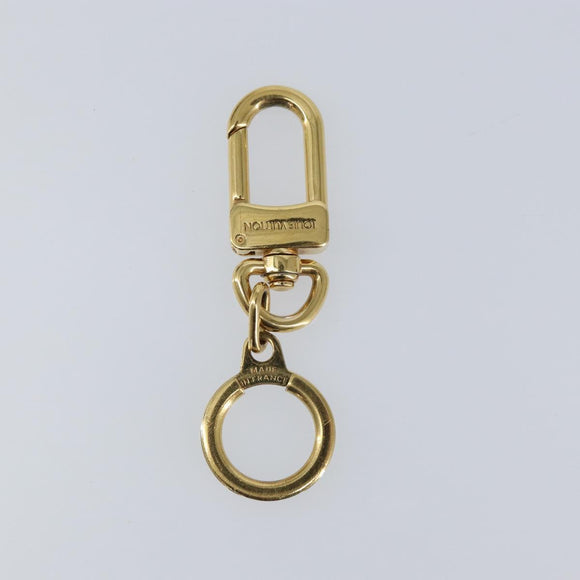 LOUIS VUITTON Anneau Cles Key Holder metal Gold Tone M62698 LV Auth BA8816