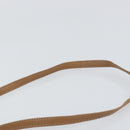 Christian Dior Honeycomb Canvas Shoulder Bag PVC Black Gold Auth BA8817-8