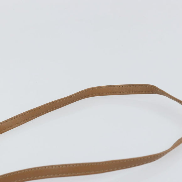 Christian Dior Honeycomb Canvas Shoulder Bag PVC Black Gold Auth BA8817