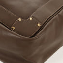 Chloe Eden Tote Bag Leather Beige Gold Auth BA8820-18