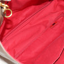 Chloe Eden Tote Bag Leather Beige Gold Auth BA8820-10