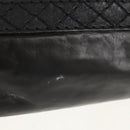 GUCCI Tote Bag Leather Black Gold 211959 Auth BA8823-6