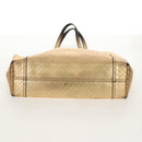 BOTTEGA VENETA INTRECCIATO Tote Bag Leather Gold Auth BA8825-6