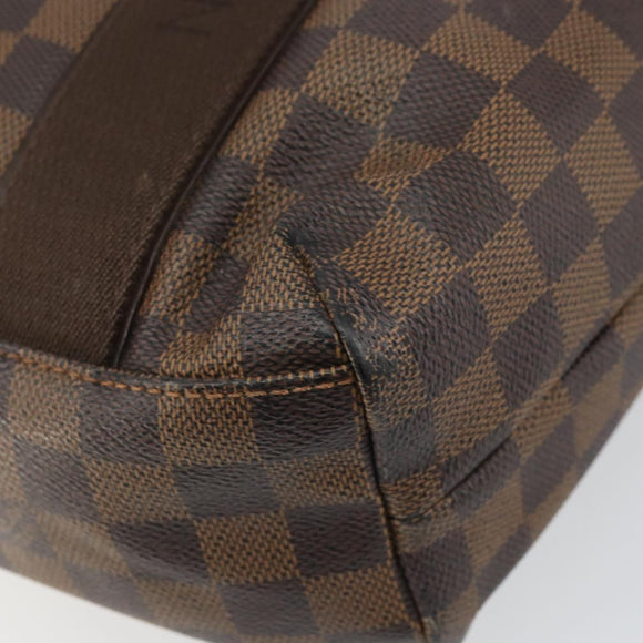 LOUIS VUITTON Damier Ebene Cabas Bobur Tote Bag N52006 LV Auth BA8826
