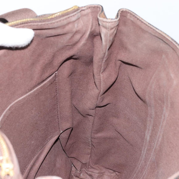 LOUIS VUITTON Damier Ebene Cabas Bobur Tote Bag N52006 LV Auth BA8826