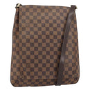 LOUIS VUITTON Damier Ebene Musette Shoulder Bag N51302 LV Auth BA8827-1