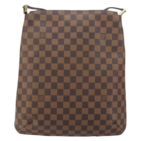 LOUIS VUITTON Damier Ebene Musette Umhängetasche N51302 LV Auth BA8827