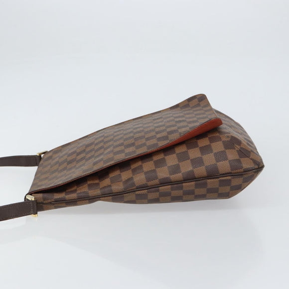LOUIS VUITTON Damier Ebene Musette Umhängetasche N51302 LV Auth BA8827