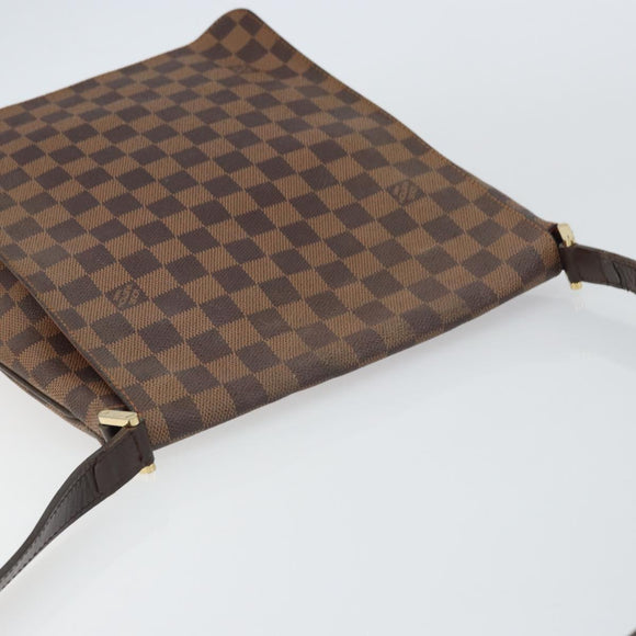 LOUIS VUITTON Damier Ebene Musette Umhängetasche N51302 LV Auth BA8827