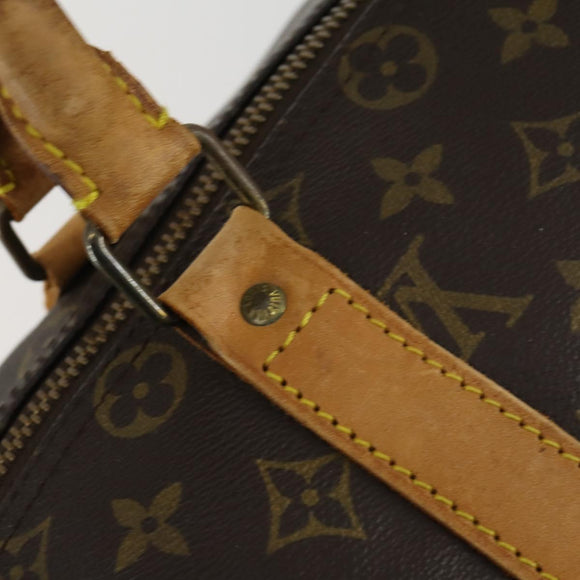 LOUIS VUITTON Monogram Keepall 45 Boston Bag M41428 LV Auth BA8828