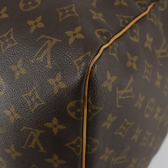 LOUIS VUITTON Monogram Keepall 55 Boston Bag M41424 LV Auth BA8829