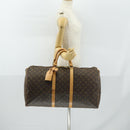 LOUIS VUITTON Monogram Keepall 55 Boston Bag M41424 LV Auth BA8829-22
