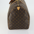LOUIS VUITTON Monogram Keepall 55 Boston Bag M41424 LV Auth BA8829-3