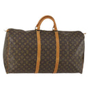 LOUIS VUITTON Monogram Keepall 60 Boston Tasche M41422 LV Auth BA8830-1