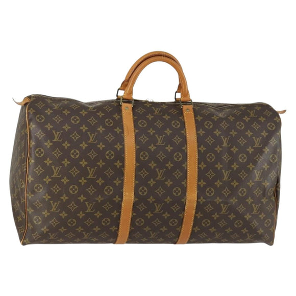 LOUIS VUITTON Monogram Keepall 60 Boston Tasche M41422 LV Auth BA8830