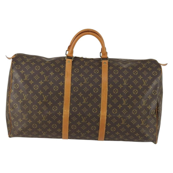 LOUIS VUITTON Monogram Keepall 60 Boston Tasche M41422 LV Auth BA8830