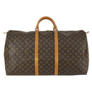 LOUIS VUITTON Monogram Keepall 60 Boston Tasche M41422 LV Auth BA8830-2