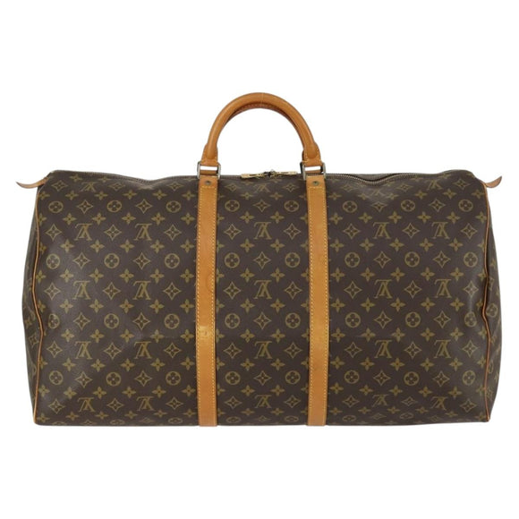 LOUIS VUITTON Monogram Keepall 60 Boston Tasche M41422 LV Auth BA8830
