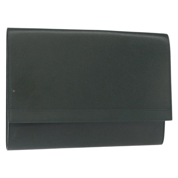 LOUIS VUITTON Taiga Leather Volga Briefcase Epicea M30204 LV Auth BA8831